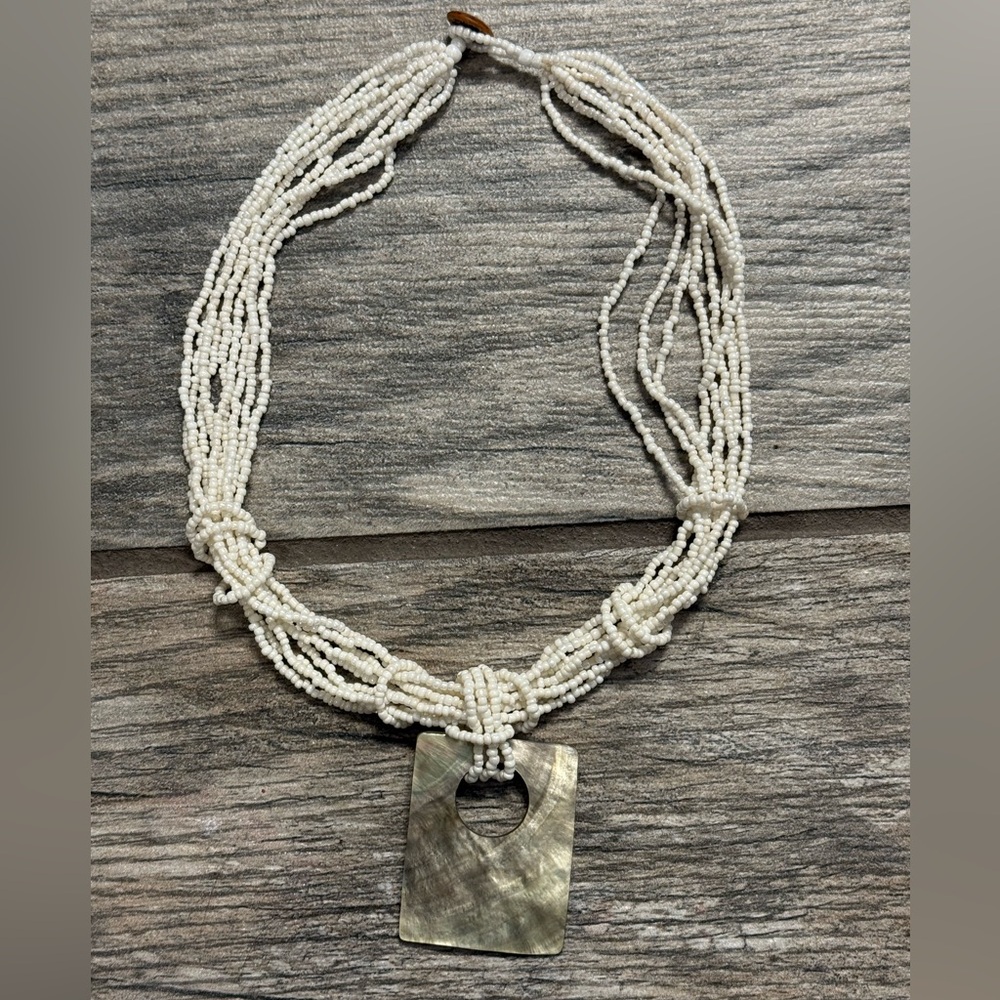 Abalone 17” sea shell necklace